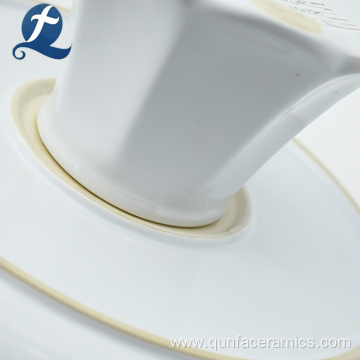 Moder Customized White Ceramic Cake Plate